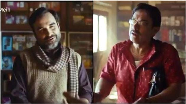 Pankaj Tripathi and Aamir Khan star in a new video together.