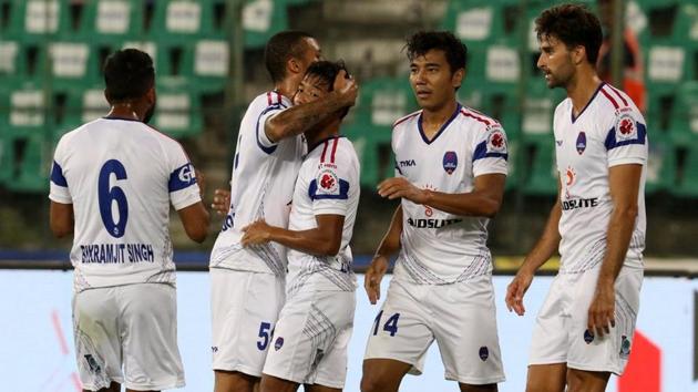 Delhi Dynamos beat Chennaiyin FC in the Indian Super League (ISL).(Twitter)