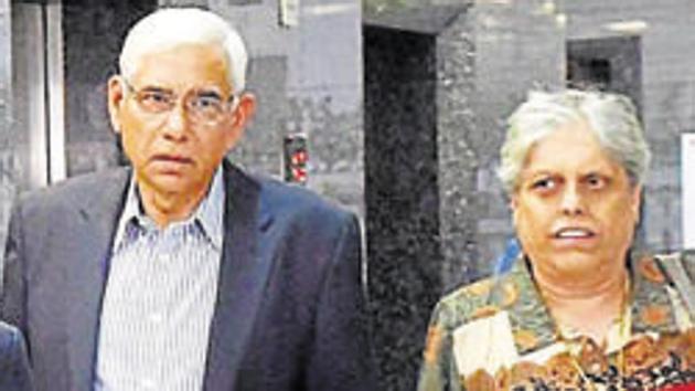 File image of CoA members Vinod Rai and Diana Edulji. (PTI) File image of CoA members Vinod Rai and Diana Edulji. (PTI)