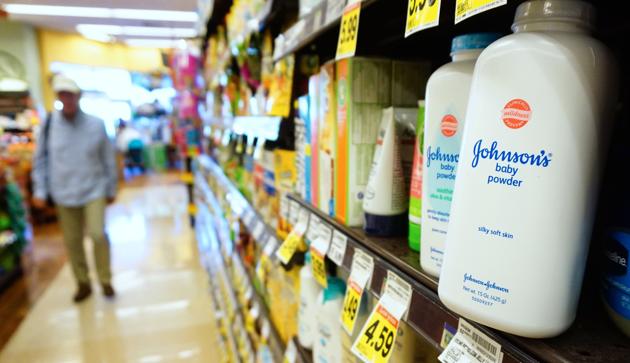 US pharmaceutical and cosmetics group Johnson & Johnson saw its shares plunge on December 14, after a media report alleged the group had deliberately concealed for decades that its baby powder sometimes contained asbestos.(AFP)