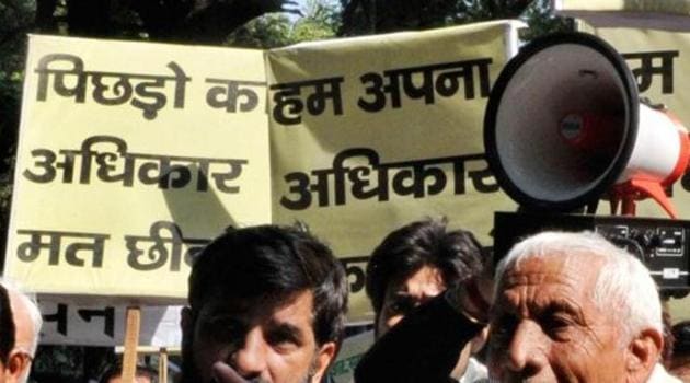 Under existing rules, 27% of government jobs and seats in educational institutions are set apart for OBCs, excluding the so-called creamy layer, or economically well-off. (HT File) Under existing rules, 27% of government jobs and seats in educational institutions are set apart for OBCs, excluding the so-called creamy layer, or economically well-off. (HT File)