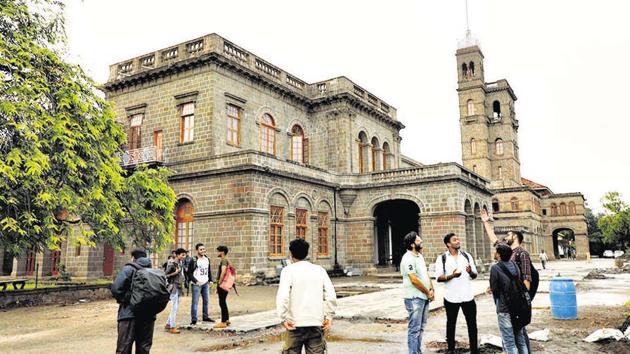 The main building of Savitribai Phule Pune University.(HT/FILE PHOTO)