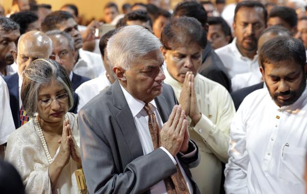 Sri Lanka's reinstated prime minister Ranil Wickeremesinghe has said he will now focus on restoring normalcy and putting development programmes back on track(AP)