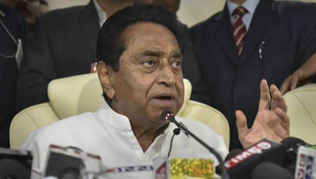 On Monday, Kamal Nath through an order waived outstanding short-term crop loans of farmers up to Rs 2 lakh per head.(PTI)