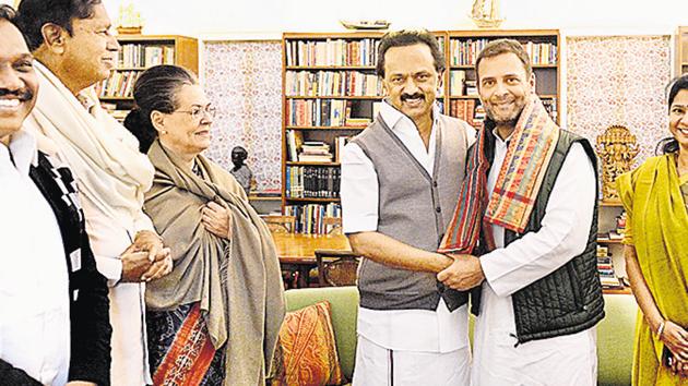 MK Stalin is not in the running. So for him to champion Rahul Gandhi’s cause is easy (Sourced) MK Stalin is not in the running. So for him to champion Rahul Gandhi’s cause is easy (Sourced)