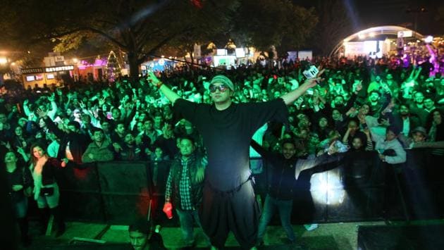The audience grooves to the music at HT Palate Fest 2018 