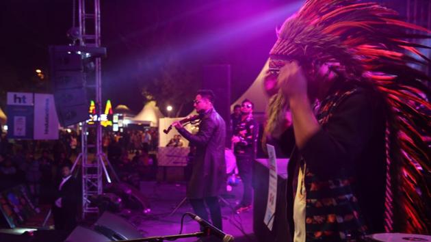 An onstage performance during HT Palate Fest 2018 