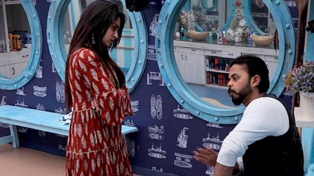 Dipika and Sreesanth had a huge fight in the Bigg Boss house but the two patched up later.(Twitter)