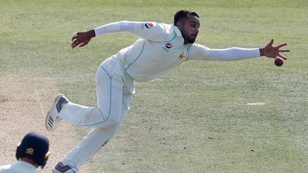 File image of Pakistan medium-pacer Faheem Ashraf in action during a Test match. (AFP) File image of Pakistan medium-pacer Faheem Ashraf in action during a Test match. (AFP)