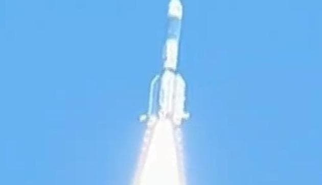 The Indian Space Research Organisation (ISRO) on Wednesday launched the country’s newest satellite GSAT-7A(Twitter/ISRO)