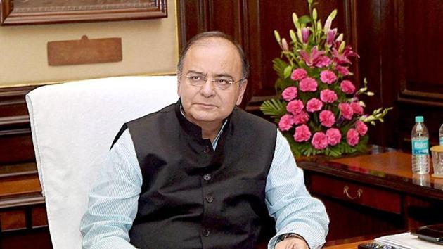 On the recent spate of farm loan waivers, Jaitley said states can do so if they have the capacity while remaining mindful of their mandated fiscal deficit ceiling of 3% of state GDP.(PTI Photo)