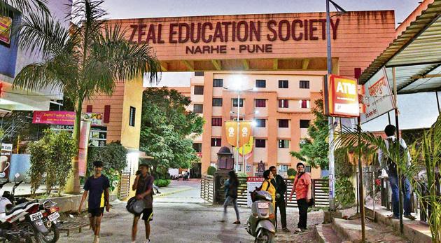 Zeal Education Society at Narhe in Pune.(Pratham Gokhale/HT Photo)