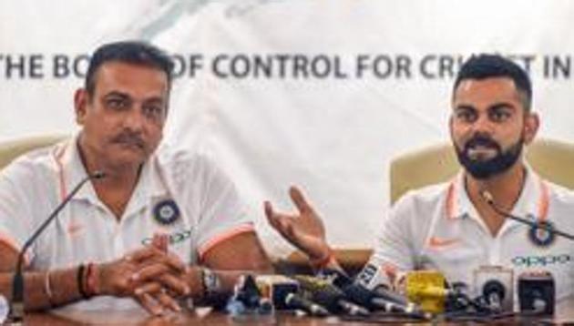 File picture of Ravi Shastri and Virat Kohli (PTI) File picture of Ravi Shastri and Virat Kohli (PTI)