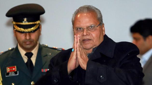 The Governor’s Rule imposed in Jammu and Kashmir on June 20 ends on Wednesday and as per the Constitution of the state President’s rule will start after a presidential proclamation. The state was put under Governor Satyapal Malik’s rule after the Mehbooba Mufti-led coalition government was reduced to minority following withdrawal of support by the 25-member BJP in the state. (PTI File)