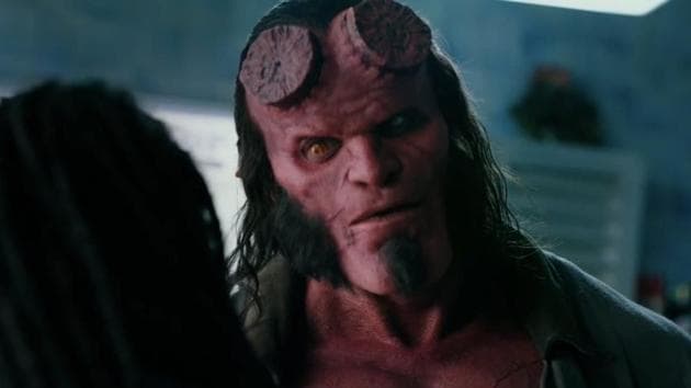 David Harbour in the trailer for Hellboy.