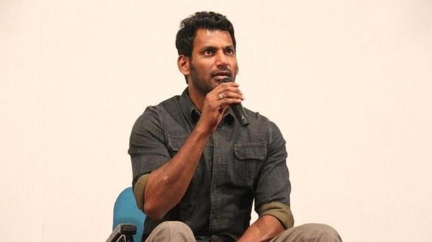 Actor Vishal was arrested for trying to break open the locks at one of the TNPC’s offices. Actor Vishal was arrested for trying to break open the locks at one of the TNPC’s offices.