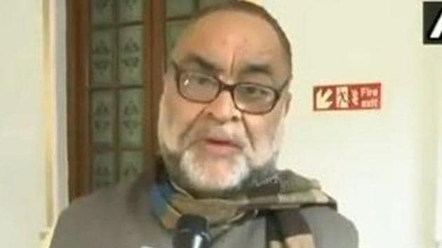 Bukkal Nawab, 64, who publicly offered prayers at a Hanuman temple last year, is the latest political figure to have weighed in on Lord Hanuman’s identity. (ANI/Twitter) Bukkal Nawab, 64, who publicly offered prayers at a Hanuman temple last year, is the latest political figure to have weighed in on Lord Hanuman’s identity. (ANI/Twitter)