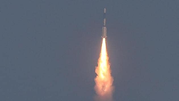 People watch the Indian Space Research Organisation's GSLV-F11 as it takes off while carrying the communication satellite GSAT-7A, at Sriharikota, Wednesday, Dec. 19, 2018.(PTI) People watch the Indian Space Research Organisation's GSLV-F11 as it takes off while carrying the communication satellite GSAT-7A, at Sriharikota, Wednesday, Dec. 19, 2018.(PTI)