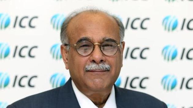 File image: Najam Sethi, Chairman of the Pakistan Cricket Board is pictured during the ICC Board Meeting at the ICC headquarters.(Getty Images)