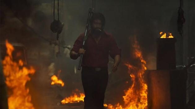 KGF Chapter 1 movie review: Yash plays the role of Rocky in this film set in the 1980s.