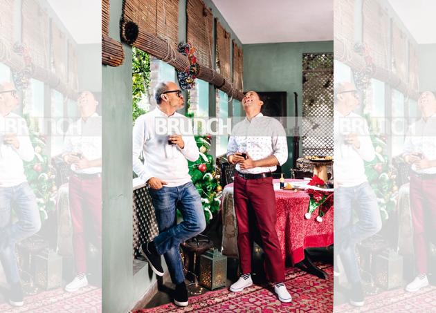 David Abraham and Kevin Nigli, two of the partners behind the fashion label Abraham & Thakore (Rakesh Thakore is the third and founding partner) who are partners in life as well. Art direction: Amit Malik; Make-up and hair: Artistry by Anjali Jain; Food courtesy and table decor: Tarini Kapur (TLC Kitchen Catering) (Shivamm Paathak) David Abraham and Kevin Nigli, two of the partners behind the fashion label Abraham & Thakore (Rakesh Thakore is the third and founding partner) who are partners in life as well. Art direction: Amit Malik; Make-up and hair: Artistry by Anjali Jain; Food courtesy and table decor: Tarini Kapur (TLC Kitchen Catering) (Shivamm Paathak)