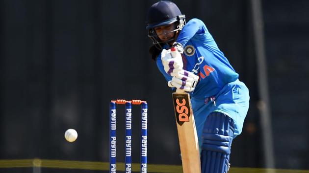 Mithali Raj plays a shot during the first cricket match of the women's Twenty20 Tri-Series cricket match. (AFP) Mithali Raj plays a shot during the first cricket match of the women's Twenty20 Tri-Series cricket match. (AFP)