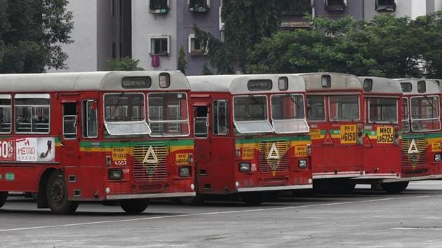 BEST buses at Dindoshi depot in Mumbai. The BEST administration has paid part of November salaries to its employees in coins of Rs 10. (HT File) BEST buses at Dindoshi depot in Mumbai. The BEST administration has paid part of November salaries to its employees in coins of Rs 10. (HT File)