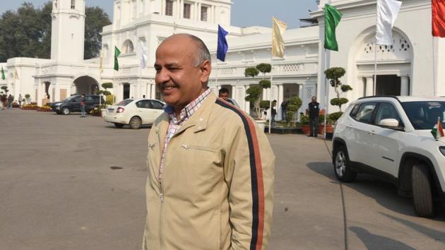 Deputy chief minister of Delhi, Manish Sisodia said the Delhi Metro Phase-4 project was cleared despite BJP’s alleged attempts to create hurdles.(Sonu Mehta/HT PHOTO)