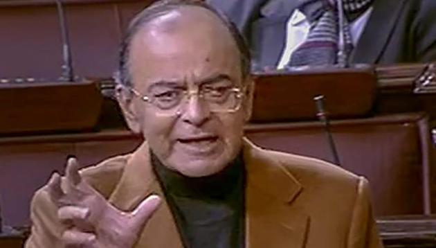 Union finance minister Arun Jaitley speaks in the Rajya Sabha during the Winter Session of Parliament, in New Delhi on December 21. (PTI Photo) Union finance minister Arun Jaitley speaks in the Rajya Sabha during the Winter Session of Parliament, in New Delhi on December 21. (PTI Photo)
