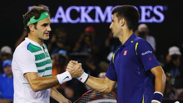 File image of Novak Djokovic and Roger Federer.(Getty Images)