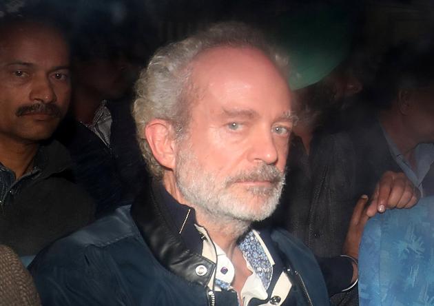 Christian Michel, the alleged middleman arrested in the AgustaWestland VVIP chopper deal case, was produced before a Delhi court on Saturday.(REUTERS)