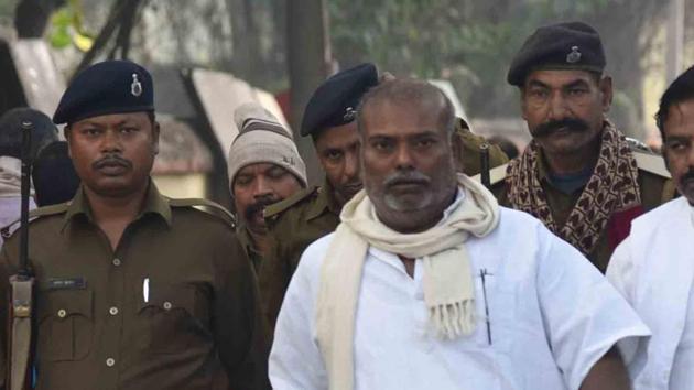 Convicted suspended RJD leader Raj Ballabh Yadav coming from court after the Civil Court sentenced him to life imprisonment in connection with the raping a minor girl, in Patna.Bihar India on Friday Dec21,2018 (Santosh Kumar/ HT Photo) Convicted suspended RJD leader Raj Ballabh Yadav coming from court after the Civil Court sentenced him to life imprisonment in connection with the raping a minor girl, in Patna.Bihar India on Friday Dec21,2018 (Santosh Kumar/ HT Photo)