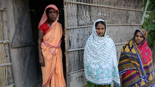 Even if people aren’t moved to camps or ejected, becoming effectively stateless could make normal life, accessing healthcare or education, much tougher. “Am I also going to be detained?” asked Baharjan Nesa who was left off with her son and daughter-in-law even though she has a copy of a 1954 electoral roll featuring her father’s name. “I don’t know what to do. Where do I get another document from?” (Biju Boro / AFP) Even if people aren’t moved to camps or ejected, becoming effectively stateless could make normal life, accessing healthcare or education, much tougher. “Am I also going to be detained?” asked Baharjan Nesa who was left off with her son and daughter-in-law even though she has a copy of a 1954 electoral roll featuring her father’s name. “I don’t know what to do. Where do I get another document from?” (Biju Boro / AFP)