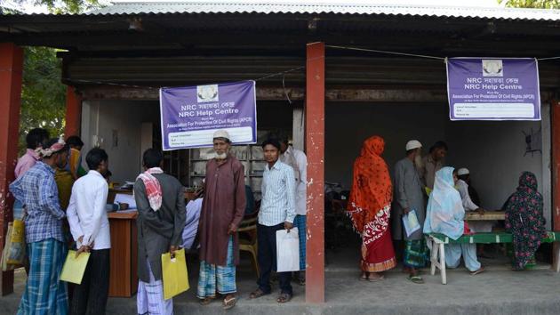 Critics say the process is being used by the BJP -- which runs Assam -- to stoke anti-Muslim feelings ahead of elections in 2019. UN special rapporteurs expressed “serious concerns” in a recent letter to the government about the process “stoking ethnic tensions”. Abdul Kalam Azad, a local researcher and activist, says he has recorded at least 26 related suicides since the NRC process began in 2015. (Biju Boro / AFP) Critics say the process is being used by the BJP -- which runs Assam -- to stoke anti-Muslim feelings ahead of elections in 2019. UN special rapporteurs expressed “serious concerns” in a recent letter to the government about the process “stoking ethnic tensions”. Abdul Kalam Azad, a local researcher and activist, says he has recorded at least 26 related suicides since the NRC process began in 2015. (Biju Boro / AFP)