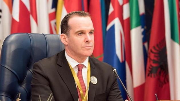 US envoy to the coalition against Islamic State Brett McGurk attends the Kuwait International Conference for Reconstruction of Iraq, in Bayan, Kuwait on February 13. (REUTERS) US envoy to the coalition against Islamic State Brett McGurk attends the Kuwait International Conference for Reconstruction of Iraq, in Bayan, Kuwait on February 13. (REUTERS)