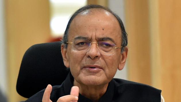 Union finance minister Arun Jaitley addresses a press conference after GST Council meeting, in New Delhi on December 22. (PTI Photo) Union finance minister Arun Jaitley addresses a press conference after GST Council meeting, in New Delhi on December 22. (PTI Photo)