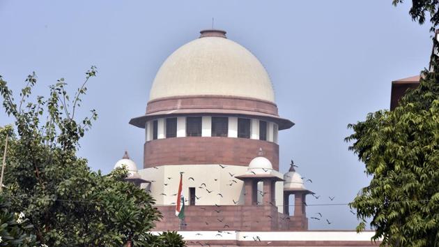 A view of Supreme Court during CBI case hearing in New Delhi on November 29.(Sonu Mehta/HT PHOTO)