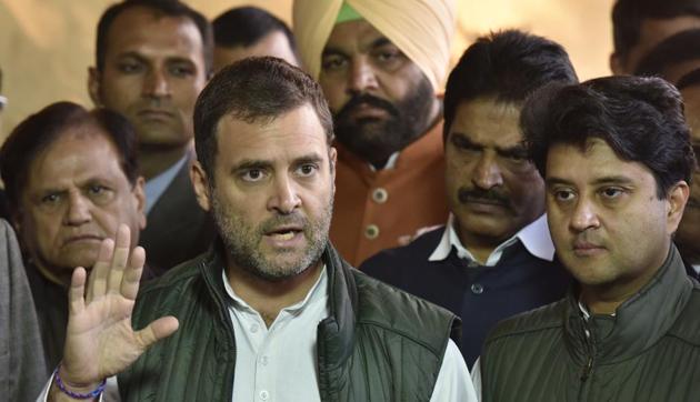 Congress will launch a nationwide agitation next month against agrarian distress and press its demand for farm loan waivers in states ruled by Bharatiya Janata Party (BJP). (Sanjeev Verma/HT Photo) Congress will launch a nationwide agitation next month against agrarian distress and press its demand for farm loan waivers in states ruled by Bharatiya Janata Party (BJP). (Sanjeev Verma/HT Photo)