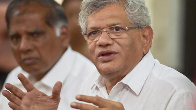 Senior CPI(M) leader Sitaram Yechury on Saturday asserted that no clean chit has been given to the Narendra Modi government in the Rafale deal by the Supreme Court, which has “merely stated” that it did not have the jurisdiction to intervene in the matter. (PTI) Senior CPI(M) leader Sitaram Yechury on Saturday asserted that no clean chit has been given to the Narendra Modi government in the Rafale deal by the Supreme Court, which has “merely stated” that it did not have the jurisdiction to intervene in the matter. (PTI)