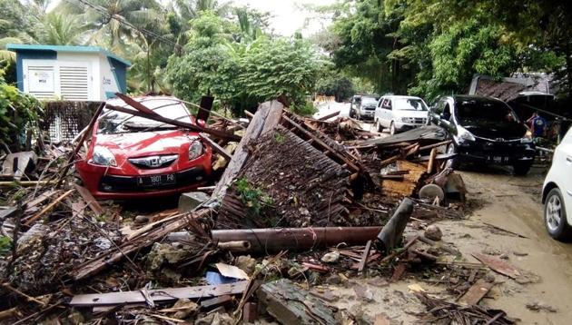 The worst affected area was the Pandeglang region of Banten province in Java, which encompasses the Ujung Kulon National Park and popular beaches, the disaster agency said. Of the deaths, 33 were in Pandeglang.(AFP)