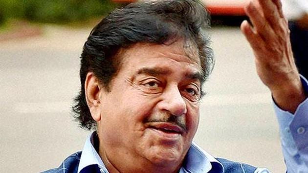 BJP MP Shatrughan Sinha during the monsoon session of Parliament. (HT File Photo) BJP MP Shatrughan Sinha during the monsoon session of Parliament. (HT File Photo)