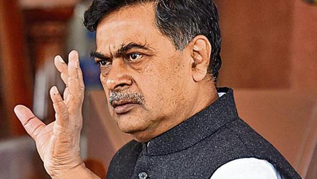 The Bharatiya Janata Party (BJP)-led central government is planning to introduce prepaid electricity recharge cards like in case of mobile phones at the fag end of its tenure from April 2019, says power and renewable energy minister RK Singh.(HT file Photo) The Bharatiya Janata Party (BJP)-led central government is planning to introduce prepaid electricity recharge cards like in case of mobile phones at the fag end of its tenure from April 2019, says power and renewable energy minister RK Singh.(HT file Photo)