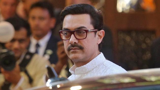 Bollywood actor Aamir Khan arrives to attend the wedding of Isha Ambani, daughter of the Chairman of Reliance Industries Mukesh Ambani. (REUTERS) Bollywood actor Aamir Khan arrives to attend the wedding of Isha Ambani, daughter of the Chairman of Reliance Industries Mukesh Ambani. (REUTERS)