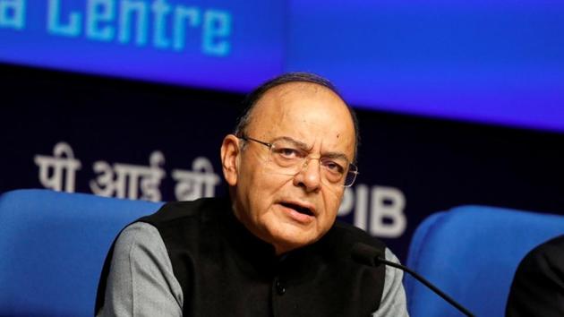 Finance Minister Arun Jaitley attends a news conference in New Delhi(REUTERS File)