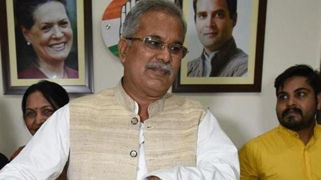 The Chhattisgarh government issued a press release on Monday stating that chief minister Bhupesh Baghel has issued directions to the concerned department and the process of returning the land of the tribals will start soon.(Arijit Sen/HT Photo)