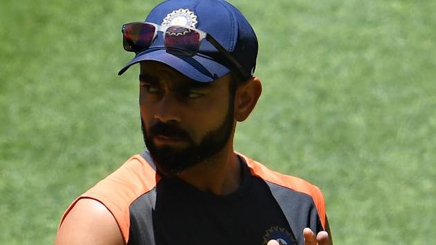 India's captain Virat Kohli claps for his teammates at the end of the second Test cricket match between Australia and India in Perth on December 18, 2018. (AFP) India's captain Virat Kohli claps for his teammates at the end of the second Test cricket match between Australia and India in Perth on December 18, 2018. (AFP)