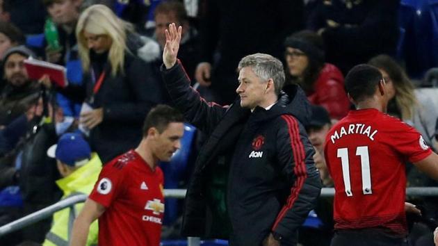 File image of Manchester United interim manager Ole Gunnar Solskjaer.(Action Images via Reuters) File image of Manchester United interim manager Ole Gunnar Solskjaer.(Action Images via Reuters)