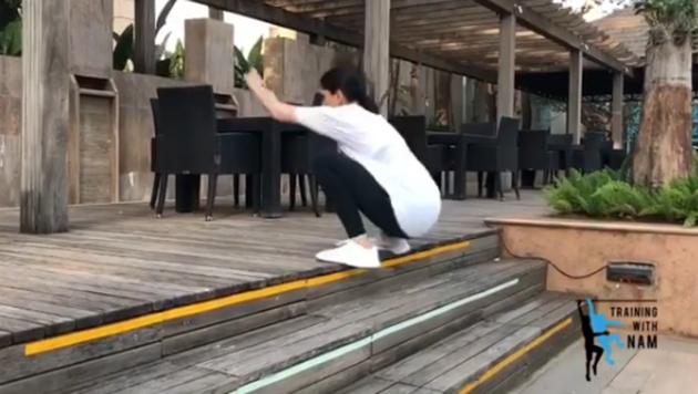 A video posted on Instagram shows a snippet from Deepika’s workout and chances are it’ll leave you both impressed and inspired. (trainingwithnam/Instagram) A video posted on Instagram shows a snippet from Deepika’s workout and chances are it’ll leave you both impressed and inspired. (trainingwithnam/Instagram)