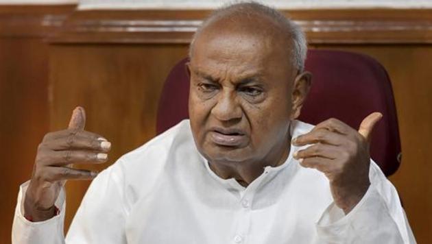 Former prime minister HD Deve Gowda. (PTI file photo) Former prime minister HD Deve Gowda. (PTI file photo)