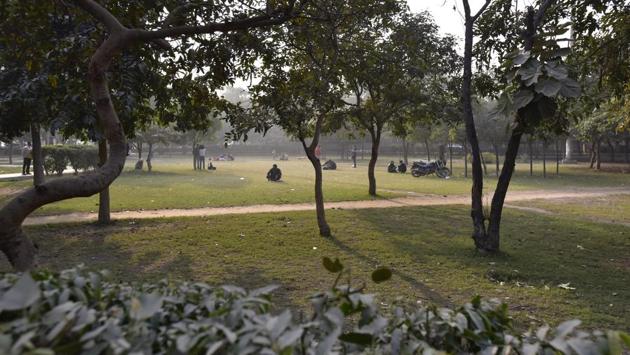 Muslim employees working at offices in Noida’s Sector 58 on Tuesday said it was convenience that led them to offer namaz at a public park in the area. Police had on Monday issued a notice to companies in the industrial hub, asking them to stop their Muslim employees from offering namaz at the park, even as the district magistrate and SSP said the police’s move was not discriminatory towards any religion. (Virendra Singh Gosain / HT Photo) Muslim employees working at offices in Noida’s Sector 58 on Tuesday said it was convenience that led them to offer namaz at a public park in the area. Police had on Monday issued a notice to companies in the industrial hub, asking them to stop their Muslim employees from offering namaz at the park, even as the district magistrate and SSP said the police’s move was not discriminatory towards any religion. (Virendra Singh Gosain / HT Photo)